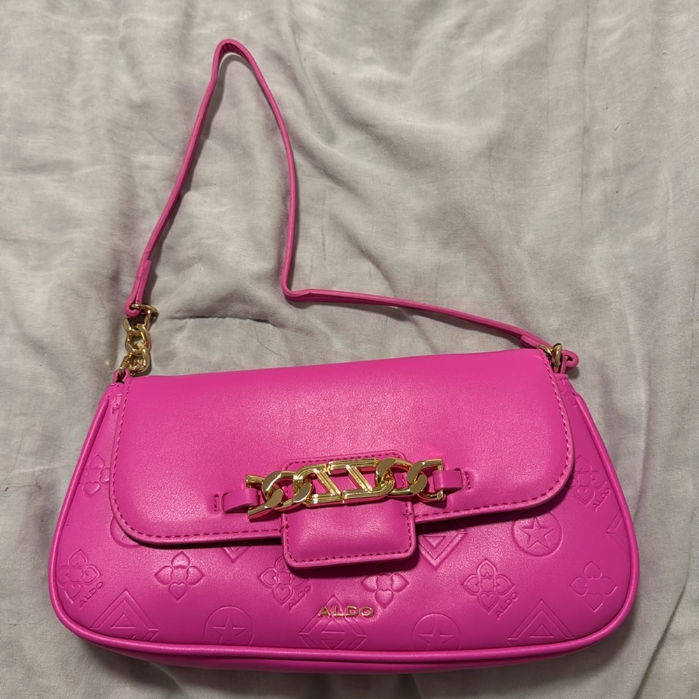 Aldo hot pink shoulder purse
